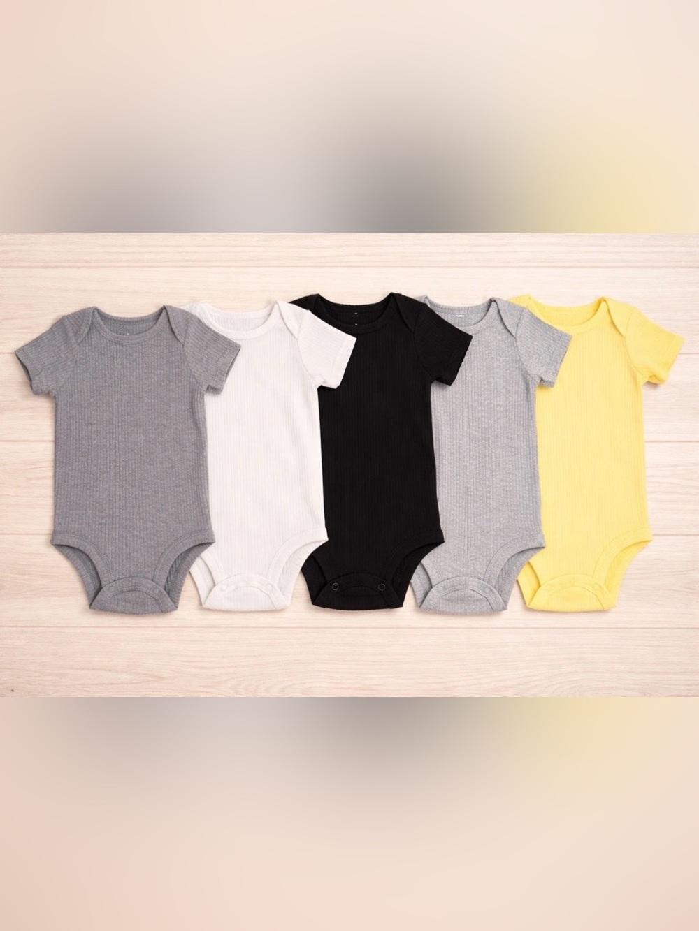 Lot-5 NEW w/TAGS NWT Baby Girl Boy Newborn Size 3-6 months Bodysuit Clothes